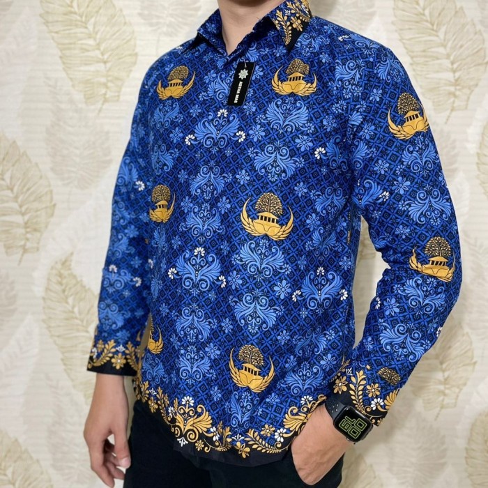 [[ PROMO MURAH ]] baju korpri pria terbaru 2022 kerah hitam - 5XL