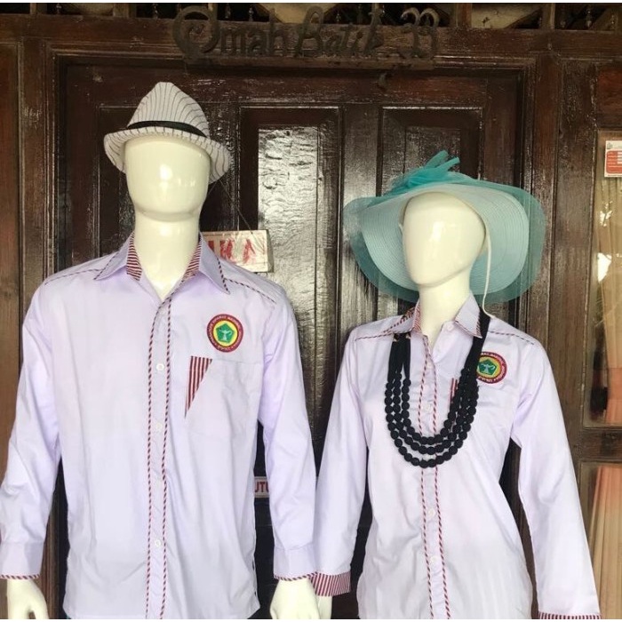 [[ PROMO MURAH ]] Baju Seragam Putih Perawat PPNI - S, Pendek Pria