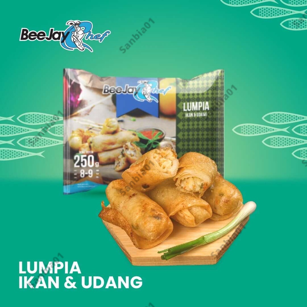 

BeeJay Chef Lumpia Ikan Dan Udang 500 Gram Frozen Food