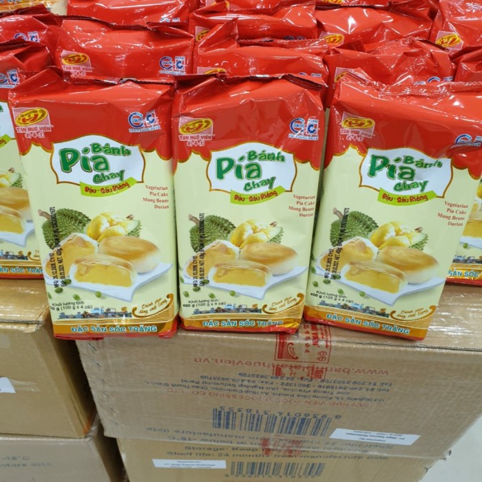 

Promo Termurah [ Best Seller ] Pia durian vietnam / Banh pia chay