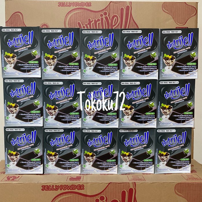 

Termurah [ Best Seller ] Nutrijell Cincau 15 gr perbox isi 12 pcs