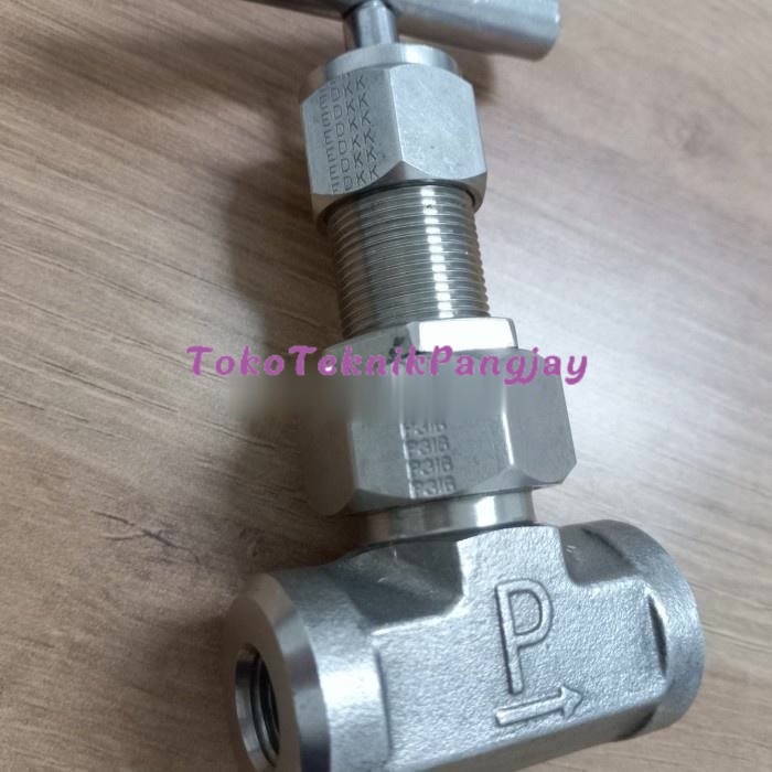 Valve Needle 1/4" Od x 1/4" Od SS316 "Parker" 4A-V4LR-SS