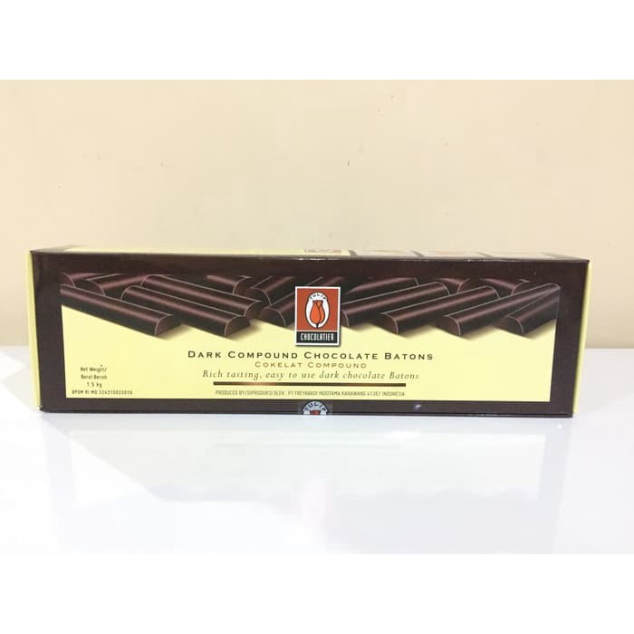 

BEST SELLER Chocolate Sticks Batons Tulip Compound Sticks Stik coklat batons 1,5kg