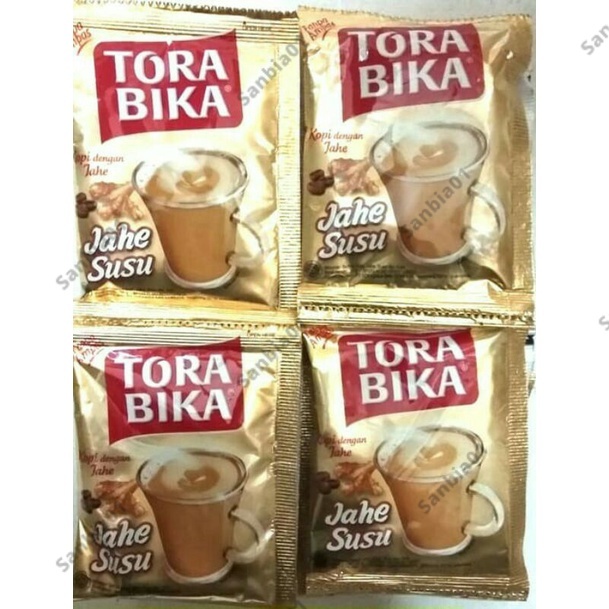 

Kopi Tora Bika Susu Jahe 1 Renceng Isi 10 Bungkus