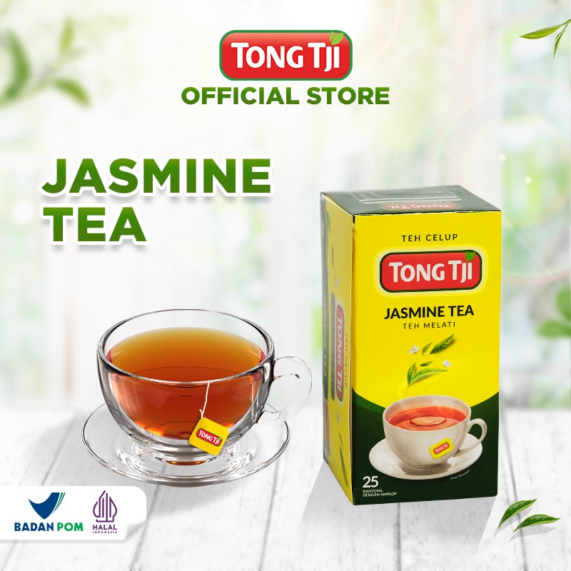 

Tong Tji Jasmine Tea dgn Amplop 25s, Teh Celup per Pack