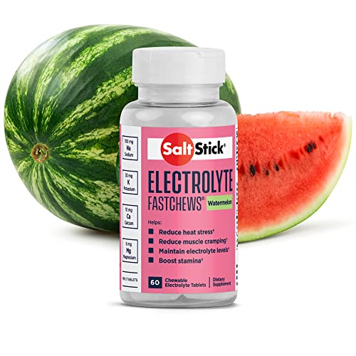 SaltStick FastChews Electrolytes - 60 Chewable Electrolyte Tablets -