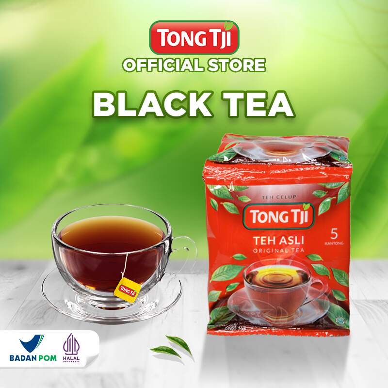 

Tong Tji Black Tea / Teh Hitam Sachet, Teh Celup per Renceng