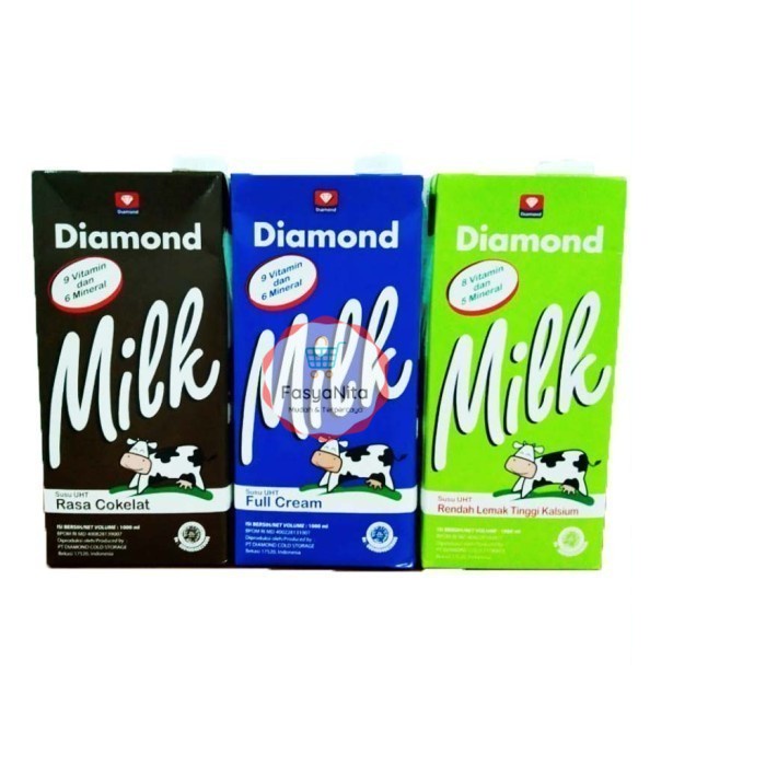 

Susu Diamond UHT 1 liter Full Cream Chocolate Low Fat - Full Cream - FasyAnita Mart Denpasar