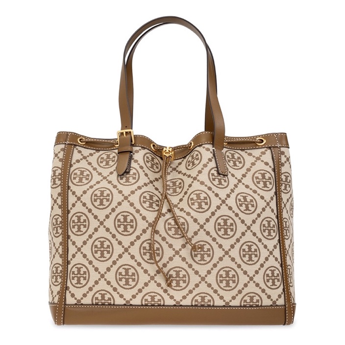 Tory Burch T Monogram Jacquard Large Tote Bag (81803) Tas Vs
