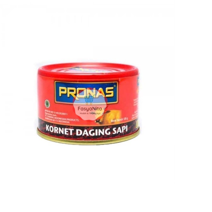 

Pronas Corned Beef 120gr Kornet daging sapi kaleng - FasyAnita Mart Denpasar