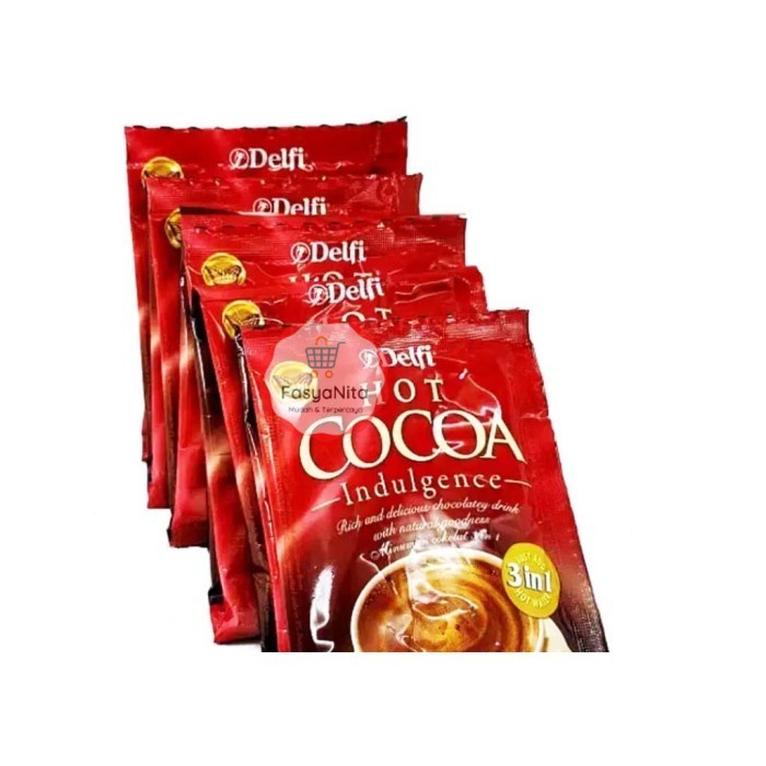 

Delfi Hot Cocoa Indulgence Minuman Serbuk Cokelat 10 x 25gr - FasyAnita Mart Denpasar