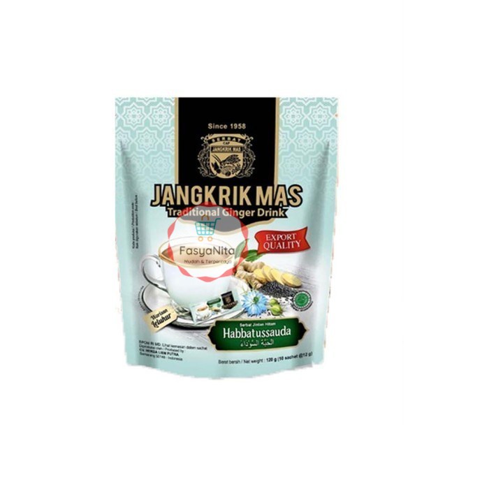 

Serbat Jangkrik Mas Habbatussauda isi 10 x 12gr - FasyAnita Mart Denpasar