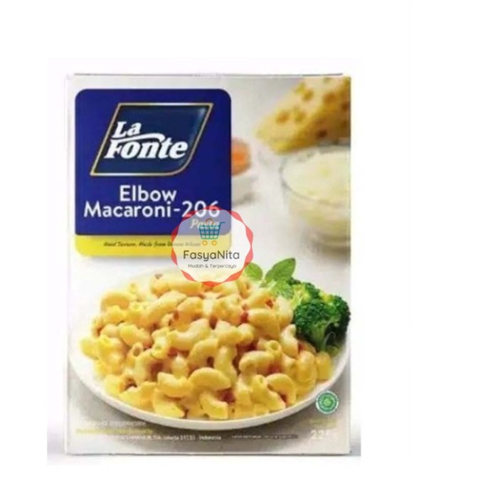 

La Fonte Macaroni Elbow 225 gr - FasyAnita Mart Denpasar