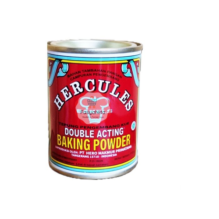 

Baking Powder HERCULES double acting 110gr kaleng - FasyAnita Mart Denpasar