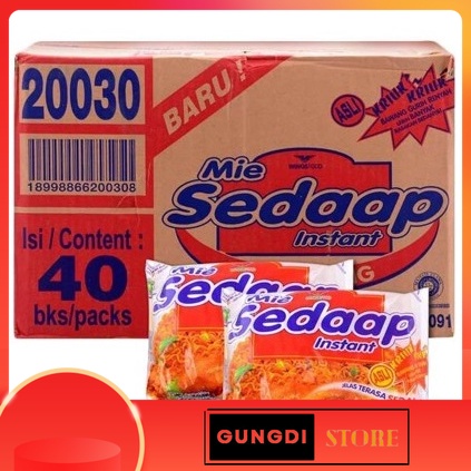 

Mie Sedaap Goreng 1dus (40pcs)