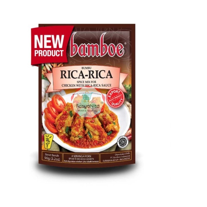 

Bamboe Rica Rica 90gr Bumbu Masak Instan - FasyAnita Mart Denpasar