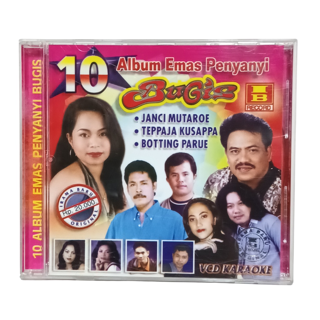 VCD Karaoke 10 Album Emas Penyanyi Bugis