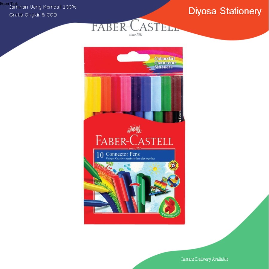 

Spidol Connector Pen 10 Faber Castell