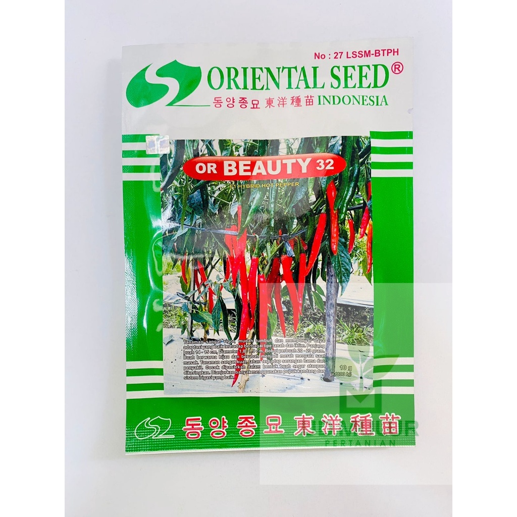 Benih cabai besar f1 or BEAUTY 32 isi 10gr dari ORIENTAL SEED