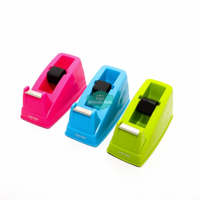 

Dispenser Joyko Tape Cutter TC 111 Isolasi Kecil Pemotong