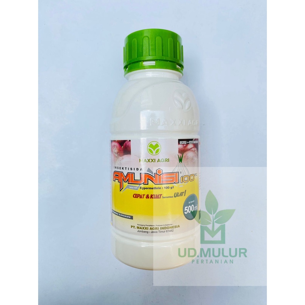 Insektisida kontak pengendali ulat AMUNISI 100EC dari MAXXI AGRI