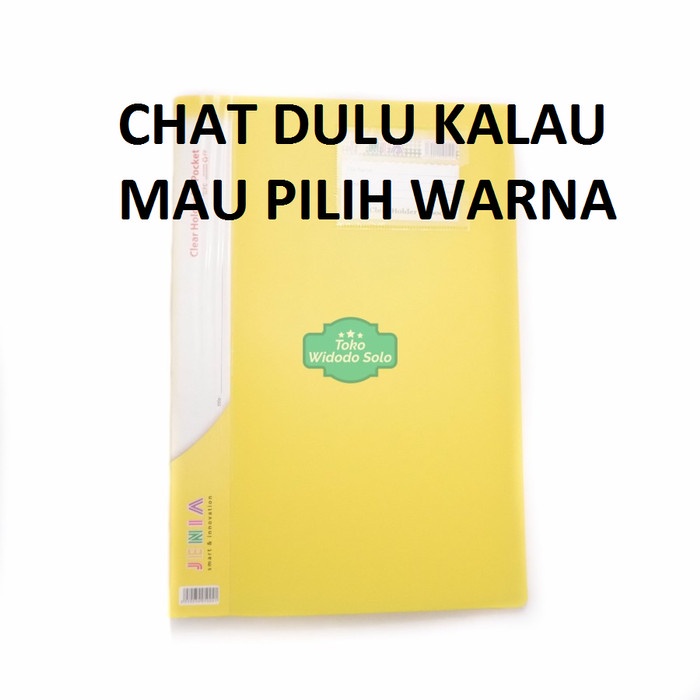 

Map Clear Holder Folio 20 Lembar Jenia Debozz FolderOne Clear Holder