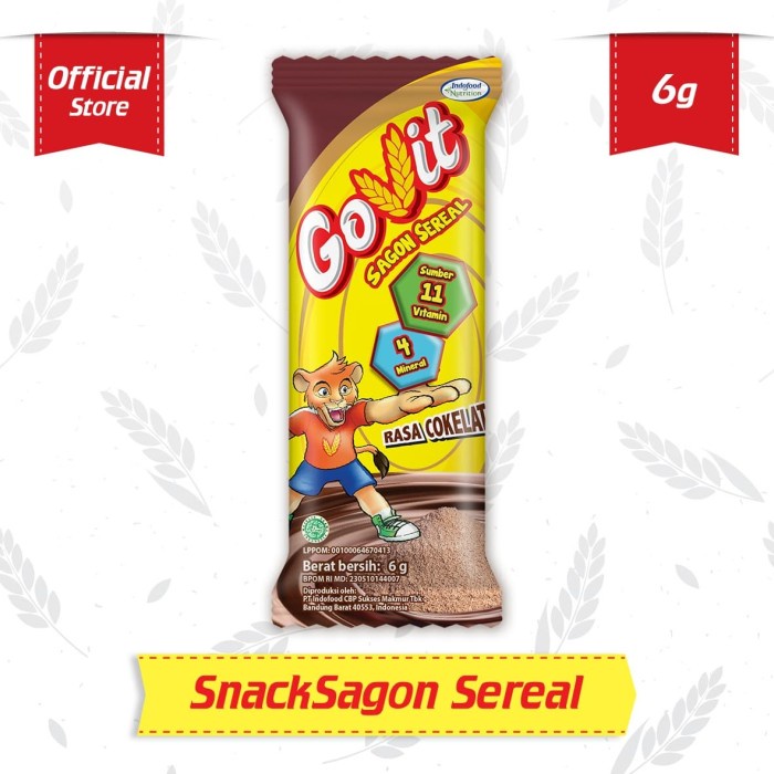 

Govit Cokelat Sachet 8 gr