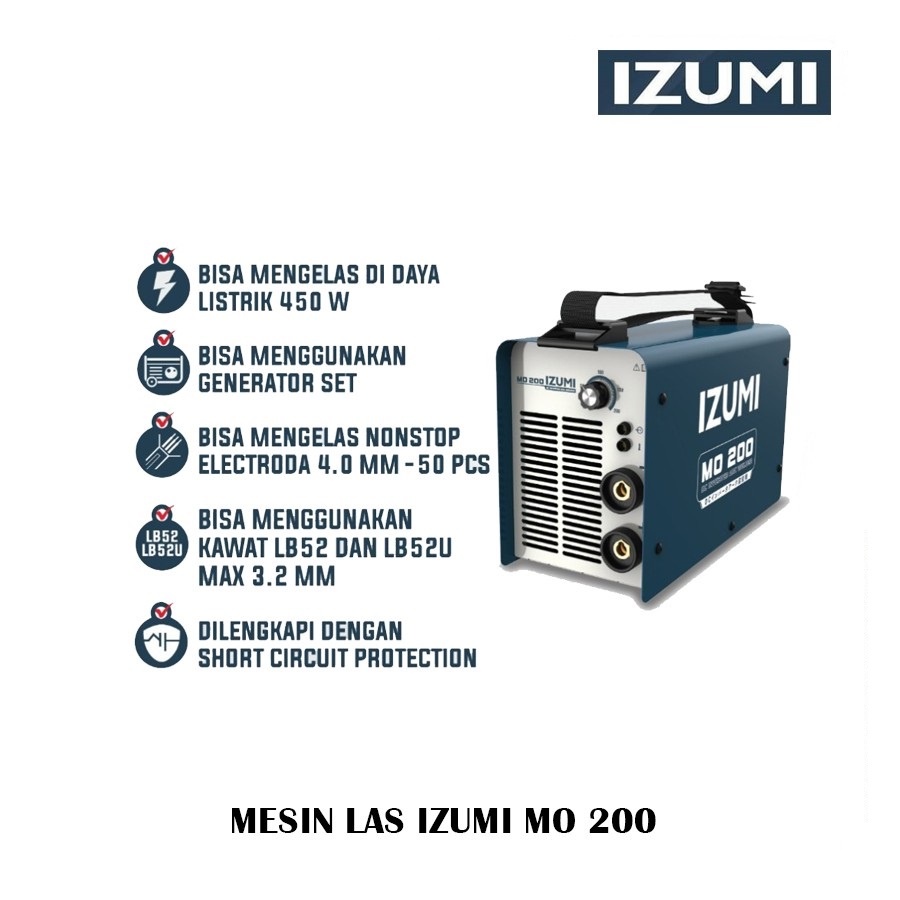 Mesin Las Inverter Welding IZUMI MO 200 / Mesin Las Izumi MO 200 - MO 200