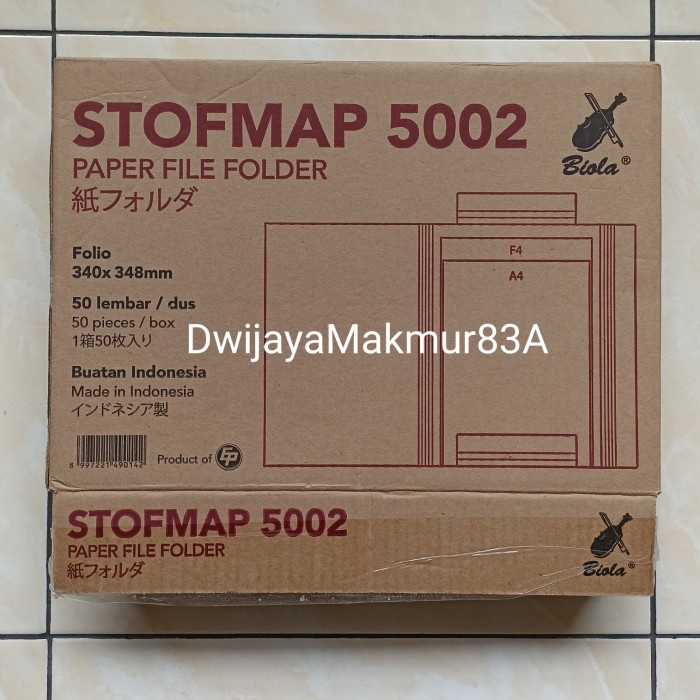 

Map Kertas Biola 5002 (50pcs)