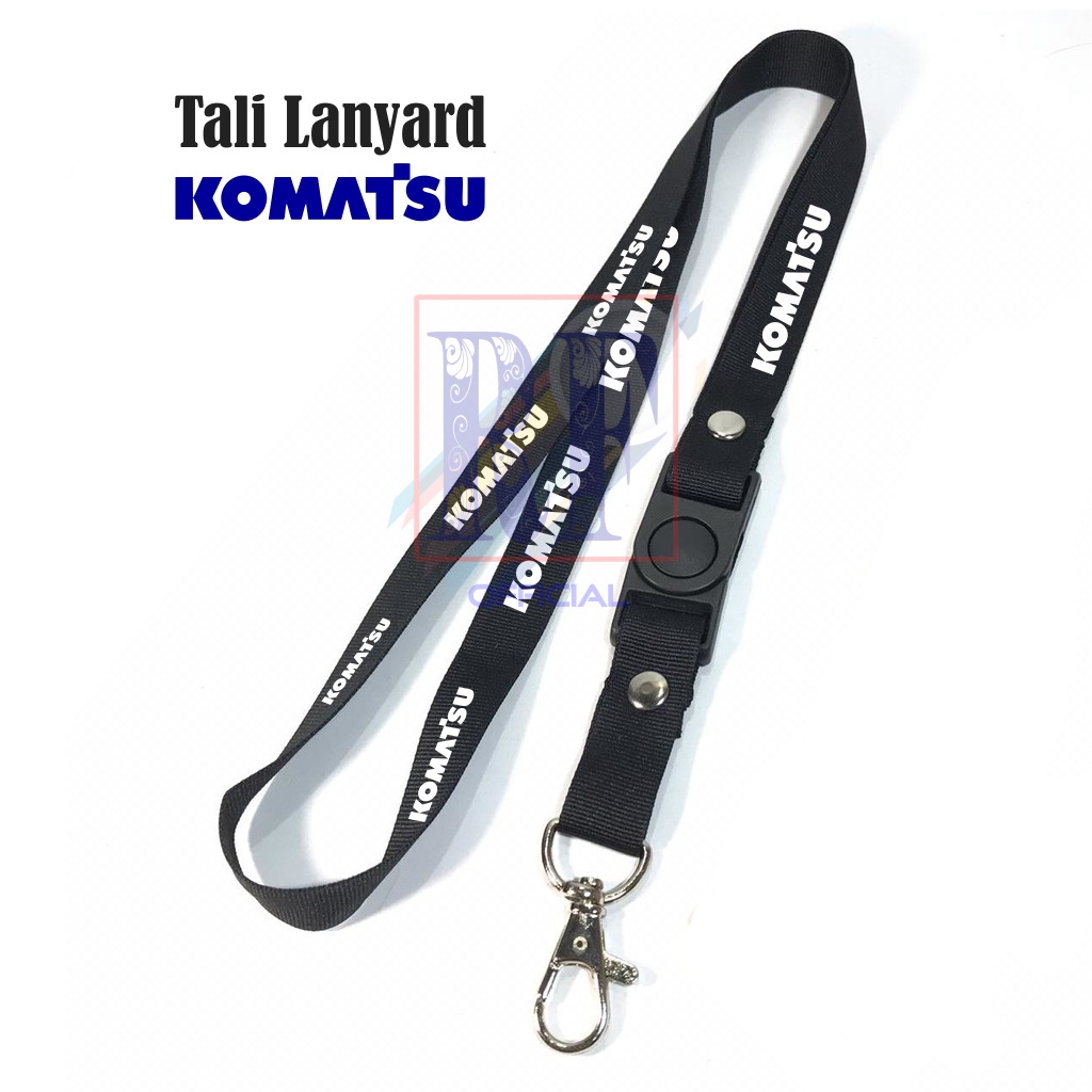 

Gantungan kunci PT KOMATSU INDONESIA / PERUSAHAAN ALAT BERAT tali lanyard band gantungan leher id card name tag