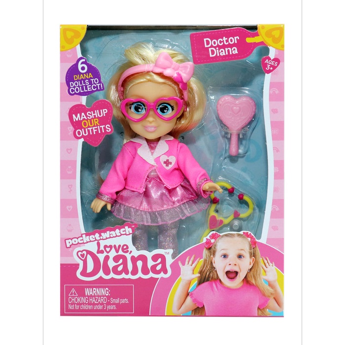 Mainan anak boneka diana love diana doctor doll 6"