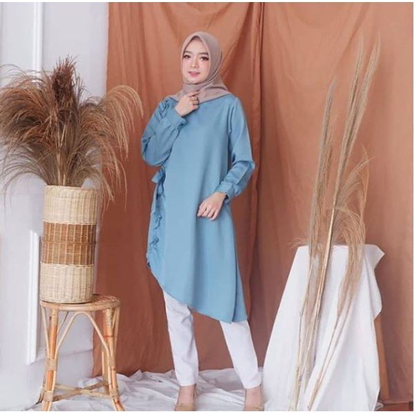 Tiara Tunik / Atasan Wanita Terbaru Baju Lebaran Atasan Tunik Atasan Murah Atasan Muslim Kekinian Pa