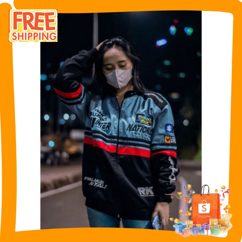 JAKET MOTORAN PEMBALAP NASCAR/ JAKET PRIA - NASCAR JACKET PREMIUM - JAKET MOTOR VARSITY  - JAKET SUN