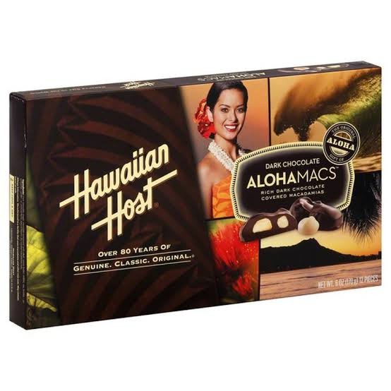 

Hawaiian Host Dark Chocolate Alohamacs 170g USA Produk