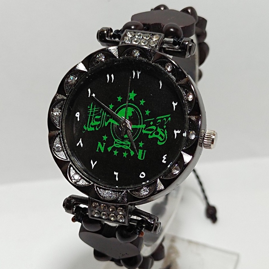 JAM TANGAN TALI KAYU KAOKKAH LOGO NU