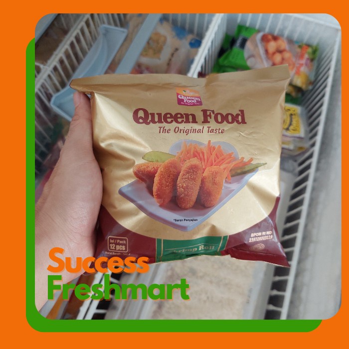 

QUEEN FOOD shrimp roll isi 12pcs