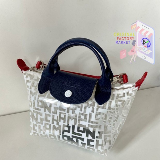 TAS LC Le Pliage LGP Top Handle Transparent Small ORIGINAL  Bs