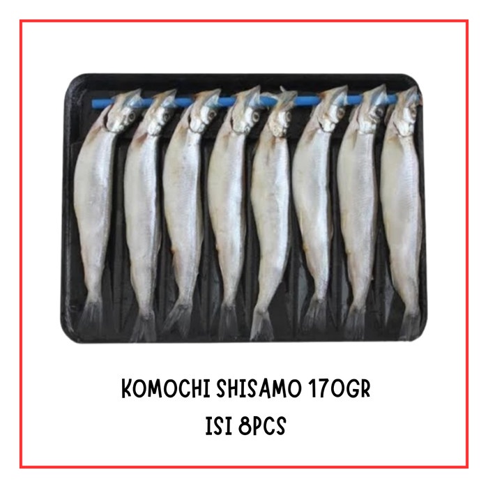 

Ikan Shisamo / Capelin Fish 170gr ISI 8PCS