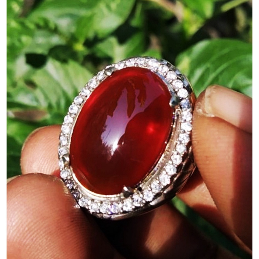 Red Obi bacan obi merah size kantoran kode 03
