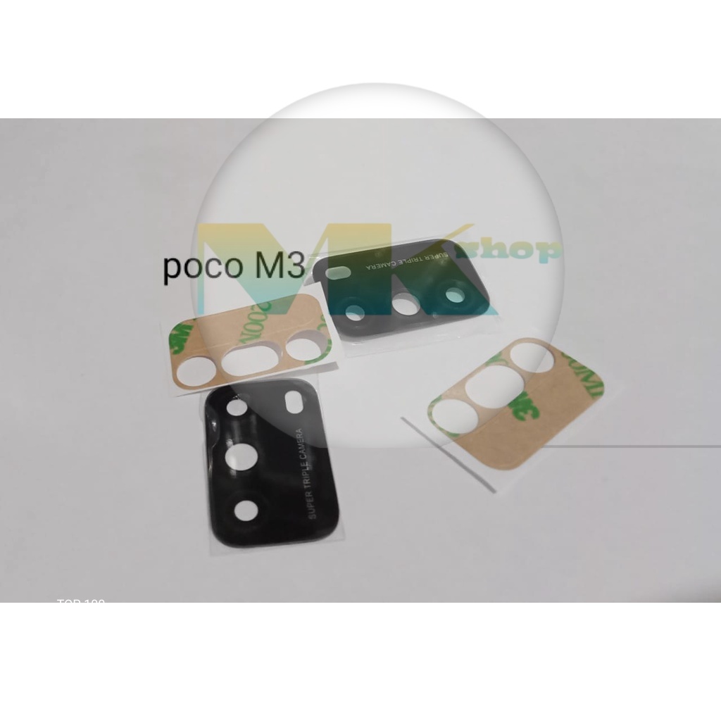 KACA KAMERA XIAOMI MI POCO M3 KACA LENSA KAMERA BELAKANG XIAOMI MI POCO M3