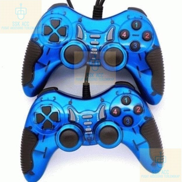 GAMEPAD JOYSTICK DOUBLE TURBO USB | STICK PC DOUBLE TURBO GAMEPAD  | DUAL SHOCK | GAMEPAD USB DOUBLE