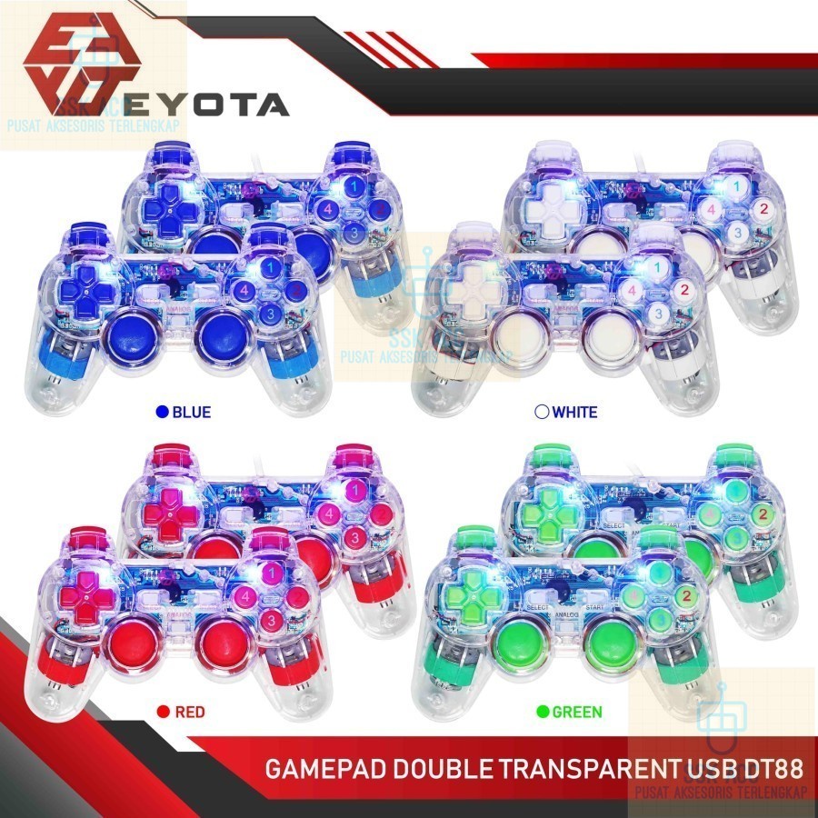 GAMEPAD STICK STIK PS PC LAPTOP KOMPUTER | JOYSTICK CONTROLER | JOYSTICK GAMEPAD GETAR STICK STIK PS