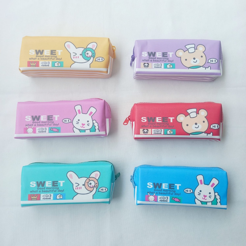 

Pouch Kotak Pensil Lucu Jumbo Tepak Pensil Fancy Pouch Sweet Rabbit N Fren