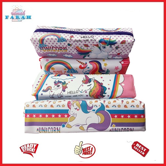 

Pouch Tepak Pensil Kotak Pensil MINI UNICORN Pencil Case