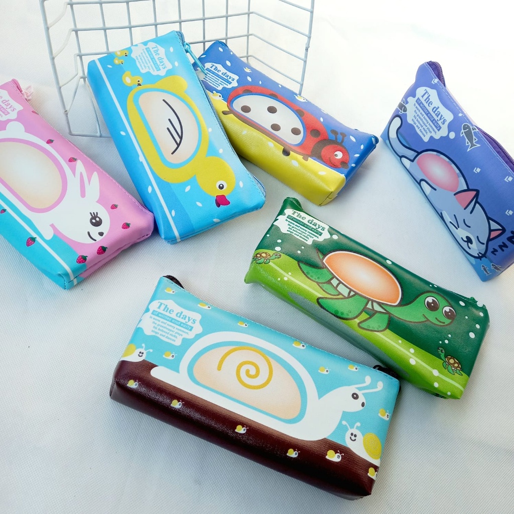 

Untuk anak Kotak Pensil Lucu Tepak Pensil Medium Size Zipper Bag Gambar Pet Of The Days