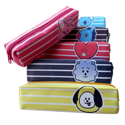 

Untuk anak KOTAK PENSIL MOTIF BTS BT21 LUCU UNIK TEMPAT ALAT TULIS MURAH