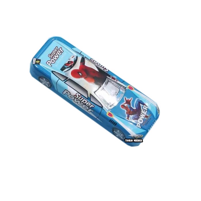 

Untuk anak Kotak / Tempat Pensil Anak Bentuk Mobil Karakter Superhero Keren Abis..