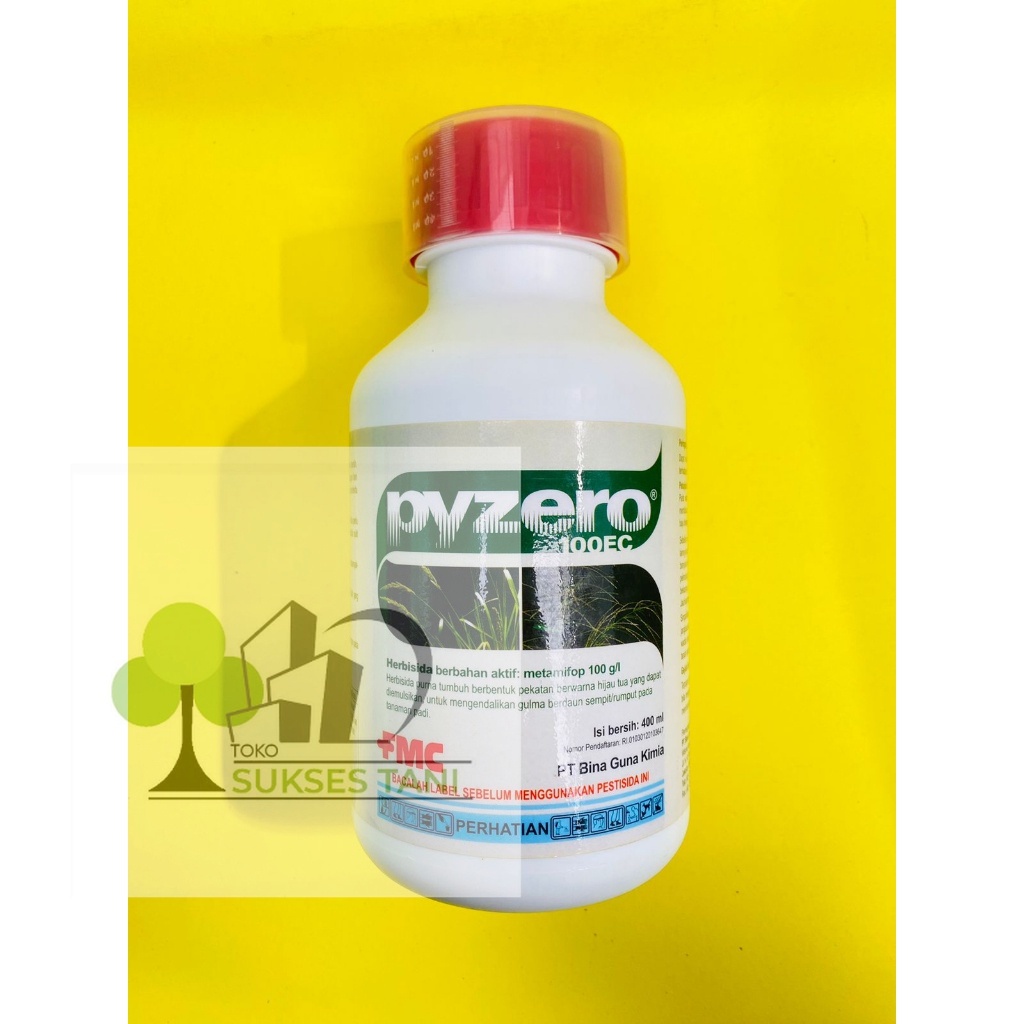 Herbisida purna tumbuh pada tanaman padi PYZERO 100ec. Isi 400ml dr fmc