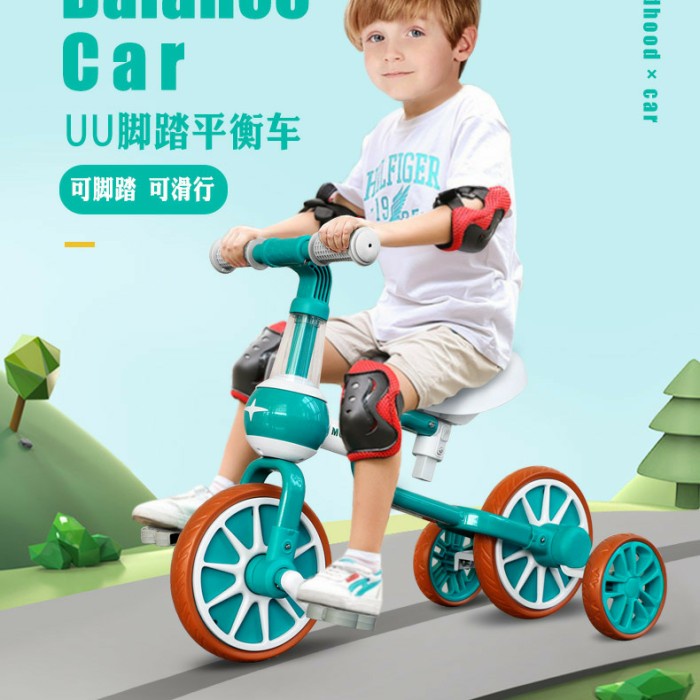 NEW sepeda anak motion new generation balance bike 3in1 - Hijau