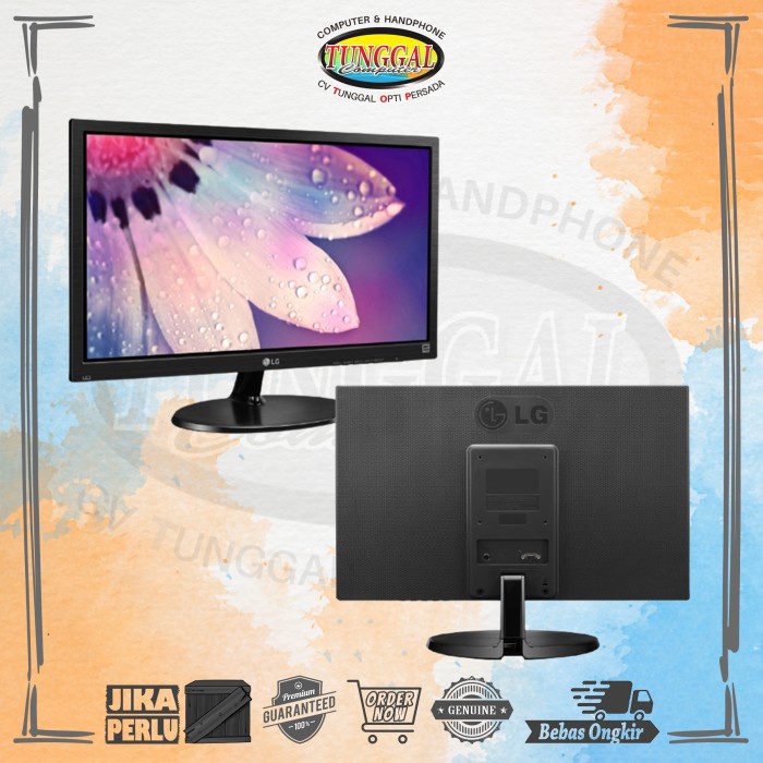 Monitor LED LG 19M38 19M38A 19M38A-B 19" 1366x768 VGA - Monitor HD LG